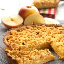 Tarte streusel aux pommes