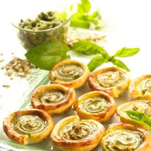 Feuilletés au pesto